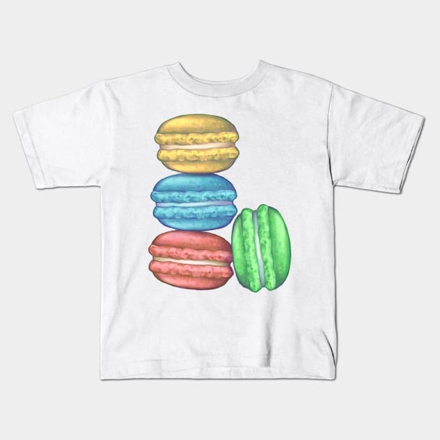 Macaron Kids T-Shirt by Riacchie Illustrations